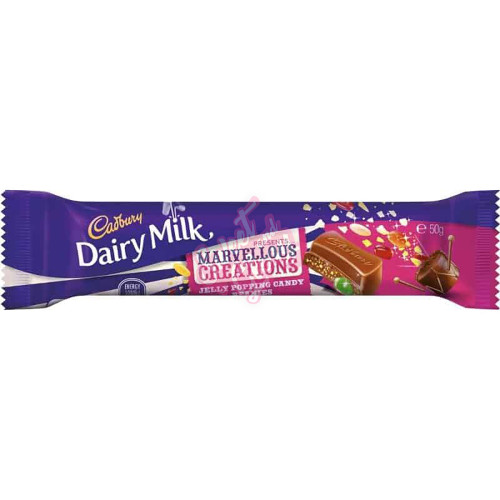 Cadbury's Marvellous Creations Jelly Popping Candy Beans AUS 50g - 48ct