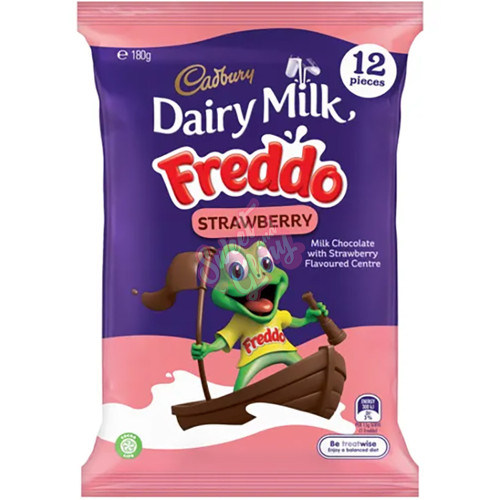 Cadbury's Dairy Milk Freddo Strawberry Sharepack AUS 180g - 14ct
