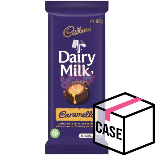 Cadbury's Dairy Milk Caramello AUS 180g - Case