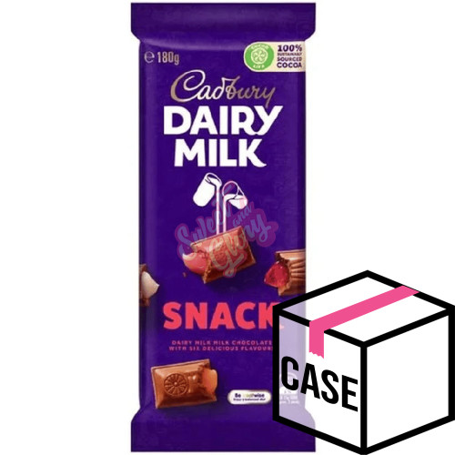 Cadbury's Dairy Milk Snack AUS 180g - Case