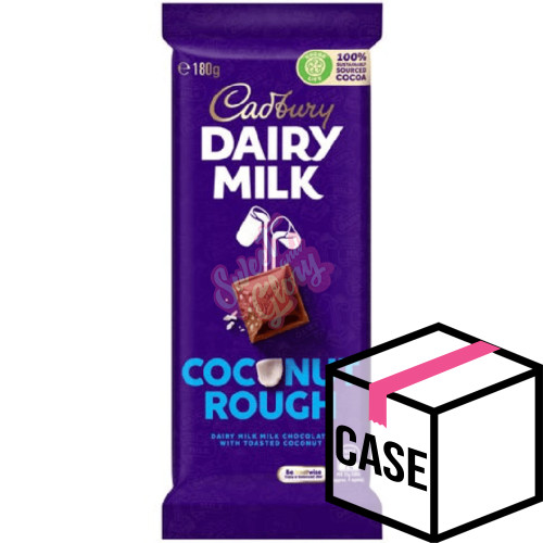 Cadbury's Dairy Milk Coconut Rough AUS 180g - Case