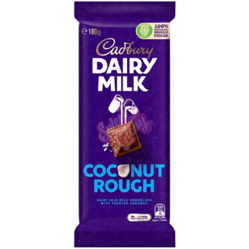 Cadbury's Dairy Milk Coconut Rough AUS 180g - 15ct