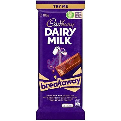 Cadbury's Dairy Milk Breakaway AUS 180g - 13ct