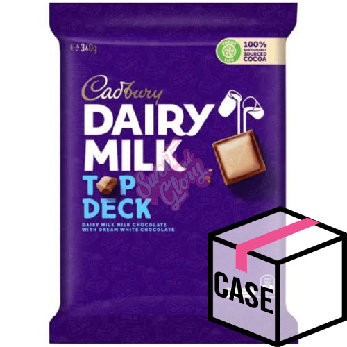 Cadbury's Dairy Milk Top Deck AUS 340g - Case