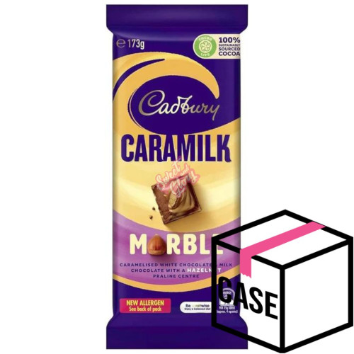Cadbury's Caramilk Marble Chocolate AUS 173g - Case
