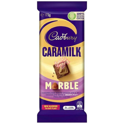 Cadbury's Caramilk Marble Chocolate AUS 173g - 15ct