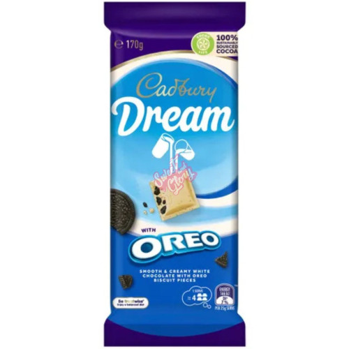 Cadbury's Dream White with Oreo AUS 170g - 15ct
