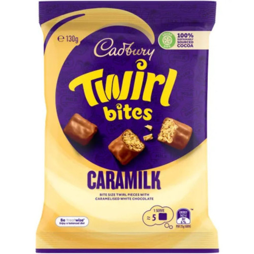 Cadbury's Twirl Bites Caramilk AUS 130g - 14ct