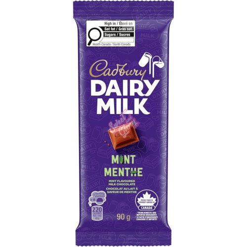 Cadbury Dairy Milk Mint (CAN) 90g - 21ct