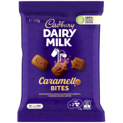 Cadbury Dairy Milk Caramello Bites (AUS) 142g - 12ct