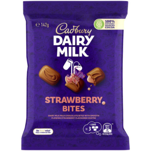 Cadbury Dairy Milk Strawberry Bites (AUS) 142g - 12ct