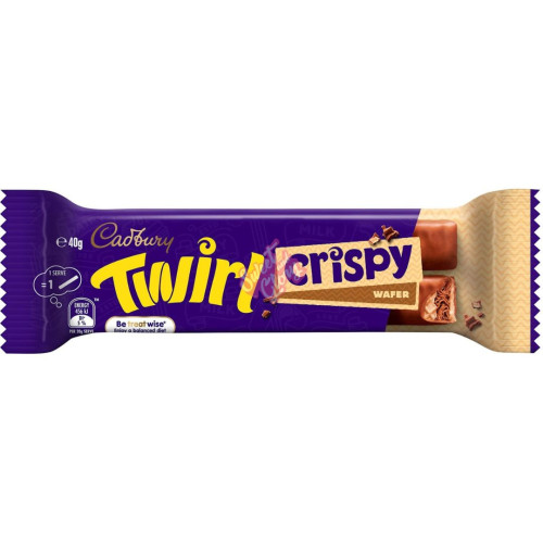Cadbury Twirl Crispy (AUS) 40g - 40ct
