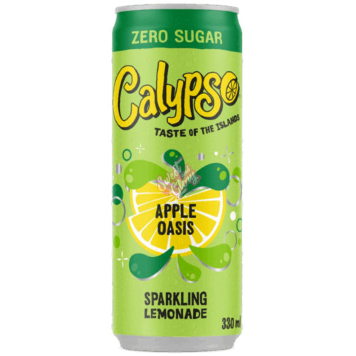 Calypso Apple Oasis Zero Sugar Sparkling Lemonade 330ml