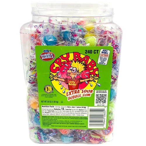 Cry Baby Extra Sour Gum 1.24kg - 1ct