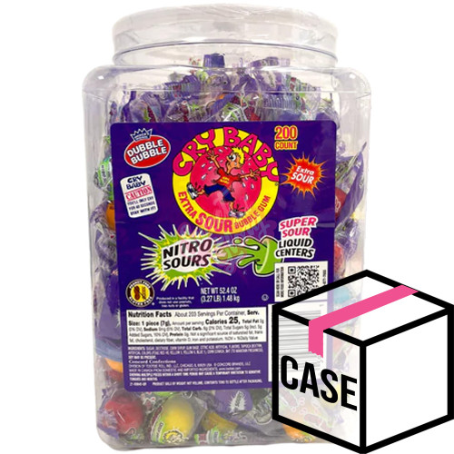 Cry Baby Jar Nitro Sour Gum 1.48kg - Case