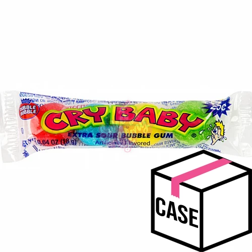 Cry Baby Extra Sour Assorted Tube 18g - Case