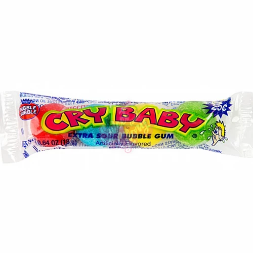 Cry Baby Extra Sour Assorted Tube 18g - 36ct
