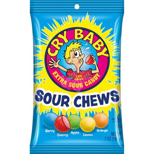 Cry Baby Sour Chews 198g - 8ct