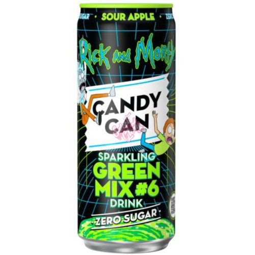 Candy Can Rick and Morty Green Mix 330ml - Case