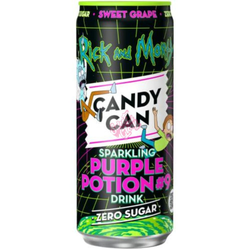 Candy Can Rick and Morty Purple Potion 330ml - 12ct