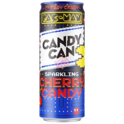 Candy Can Pac Man Sparkling Cherry Candy 330ml - 12ct