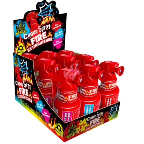 Candy Castle Mutations Fire Extinguisher Candy Spray PMP £1.25 50ml - 12ct