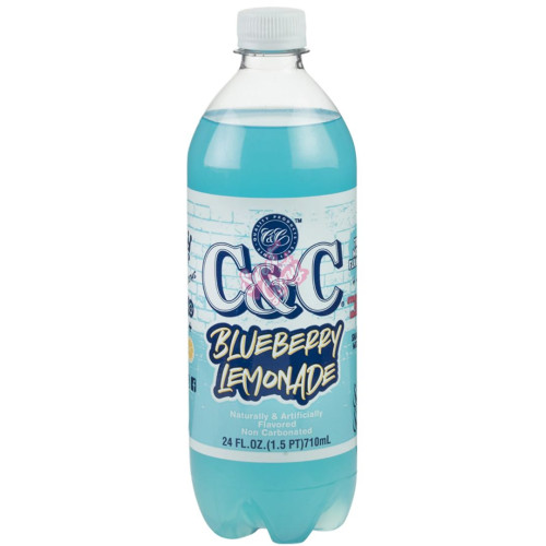 C&C Blueberry Lemonade Bottle 710ml - 24ct