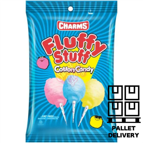 Charms Fluffy Stuff Cotton Candy 71g - 24ct