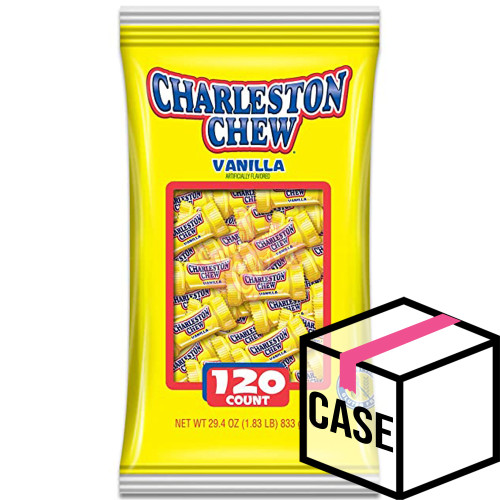 Charleston Chew Vanilla Big Bag 120 Count 833g- Case