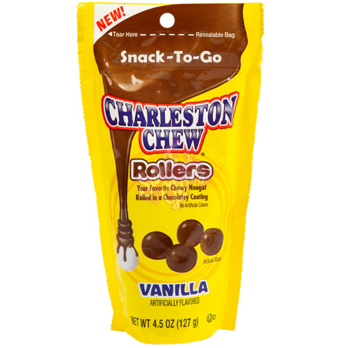 Charleston Chew Rollers Vanilla 128g - 12ct