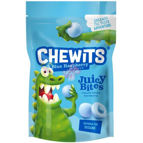 Chewits Blue Raspberry Juicy Bites 115g - 10ct