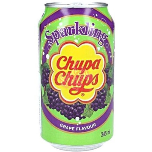 Chupa Chups Sparkling Grape 345ml - 24ct