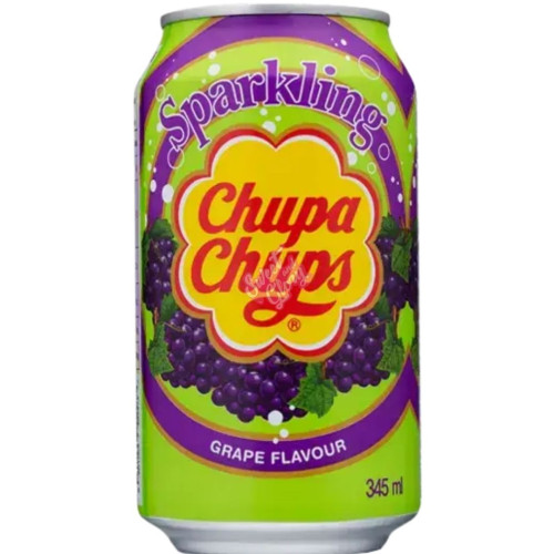 Chupa Chups Sparkling Grape 345ml - Case ! Clearance !