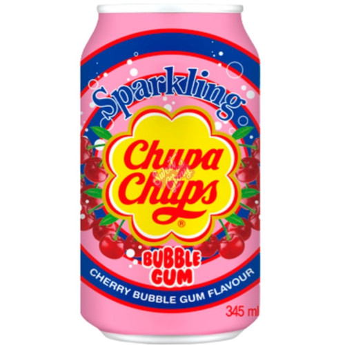 Chupa Chups Sparkling Bubblegum 345ml - 24ct