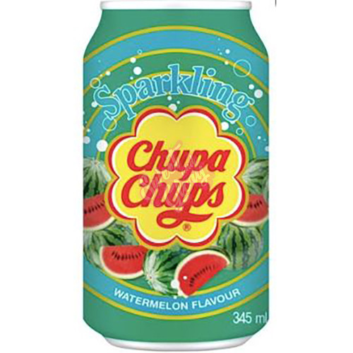 Chupa Chups Sparkling Watermelon 345ml - 24ct