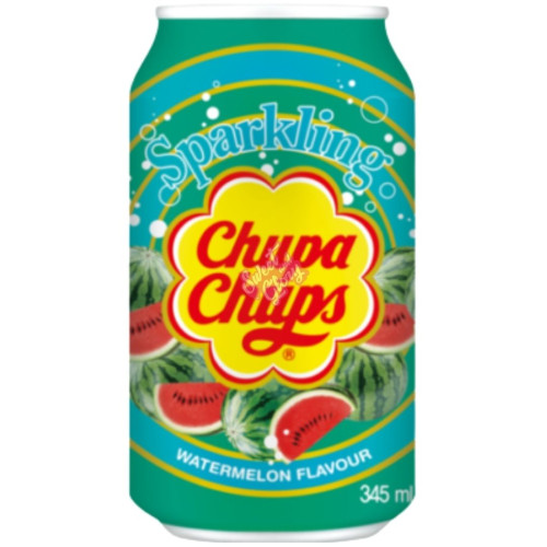 Chupa Chups Sparkling Watermelon 345ml - 24ct