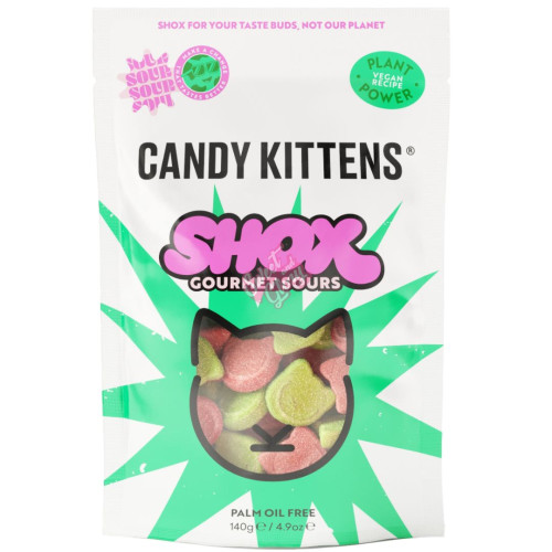 Candy Kittens Shox Sour 140g - 10ct