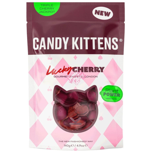 Candy Kittens Lucky Cherry 140g - 10ct