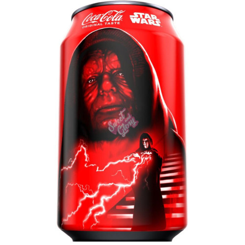 Coca Cola Star Wars Darth Sidious Edition 355ml - 12ct