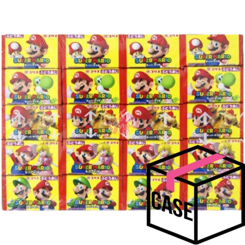 Coris Super Mario Grape Gum (Japan) 6g - Case