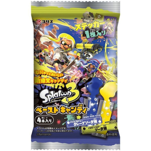 Coris Nintendo Splatoon 3 Candy with Sticker (Japan) 41g - 12ct