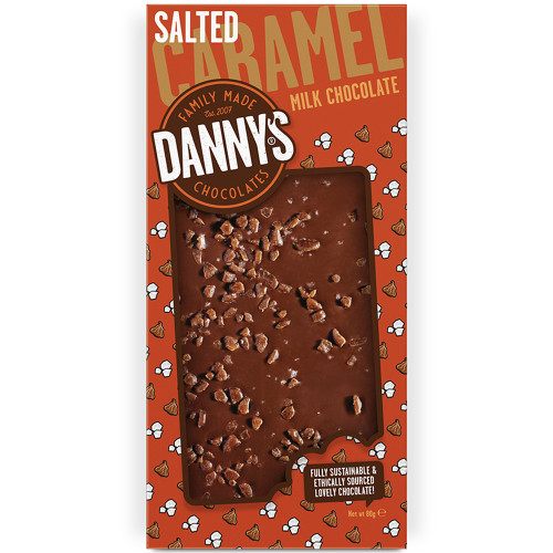 Dannys Salted Caramel 80g 12ct