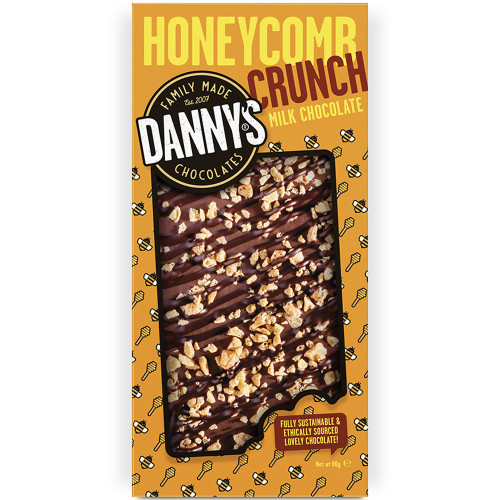 Dannys Honeycomb Crunch 80g 12ct