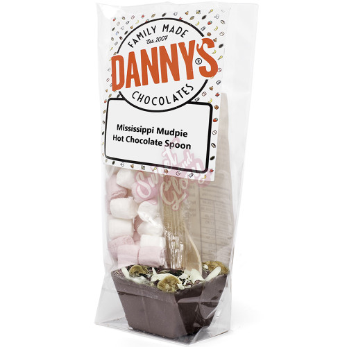 Dannys Mississippi Mudpie Hot Choc Spoon 40g - 4ct