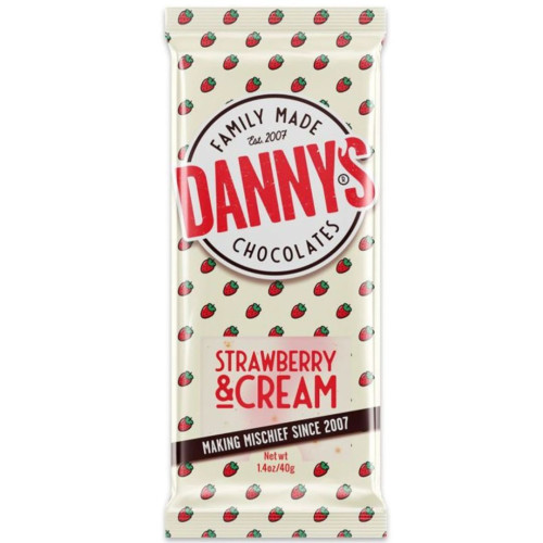 Dannys Strawberry & Cream 40g 15ct