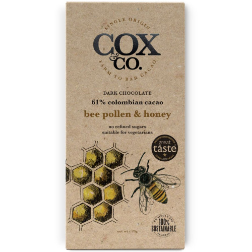 Cox & Co. Bee Pollen & Honey 70g - 6ct