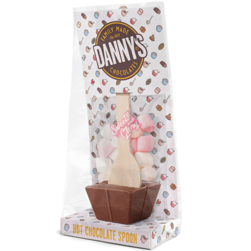 Dannys Creamy Caramel Hot Choc Spoon 50g - 4ct