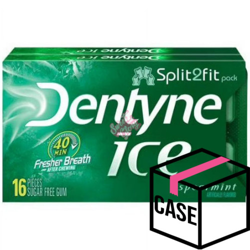 Dentyne Ice Split 2 Fit Spearmint 24g - Case