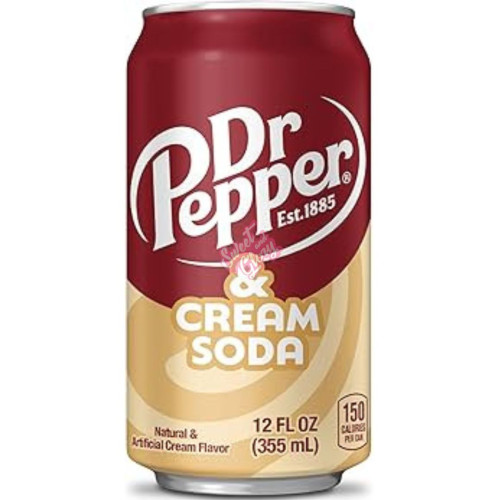 Dr Pepper & Cream Soda 355ml - 12ct