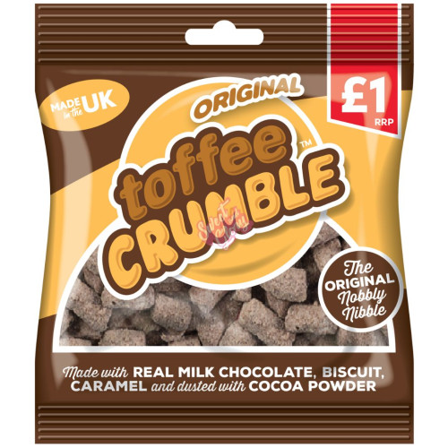 Toffee Crumble Choc Nibbles PMP 135g - 12ct